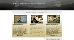 Desktop Screenshot of gsfplastics.com